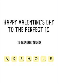 Happy Valentine's Day to the Perfect 10 Card