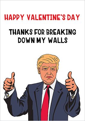 Breaking Down My Walls Valentine's Day Card