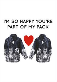 Part of My Pack Valentine's Day Card