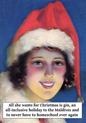 ZDISC - All She Wants for Christmas Card