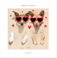 Tap to view I Love Us Anniversary Card