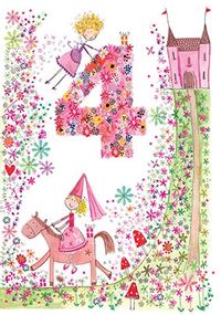 Tap to view 4 Fairy Castle Birthday Card - Daisy Patch