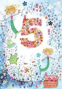 5 Fairy Mermaid Birthday Card - Daisy Patch