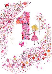 Tap to view 1 Fairy Wand Birthday Card - Daisy Patch