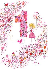 Tap to view 1 Fairy Wand Birthday Card - Daisy Patch