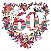 Tap to view 60th Birthday Card - Artisan
