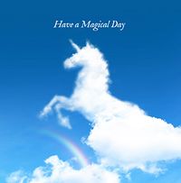 Tap to view Unicorn Magical Day Card - The Sky's The Limit