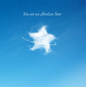 Absolute Star Greeting Card - The Sky's The Limit
