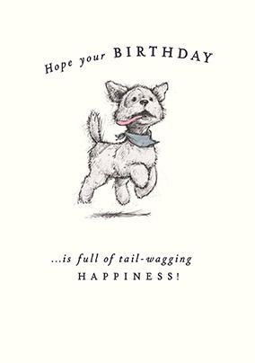 Birthday Full of Tail-Wagging Happiness Card