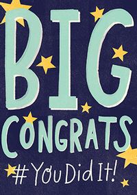 Tap to view You did it Big Congrats Card