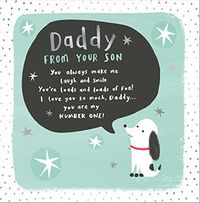 Tap to view To Daddy from your Son Father's Day Card