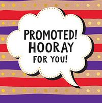 Promoted Hooray For You Card