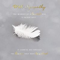 Tap to view Memory of a Loved One Sympathy Card