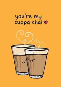 Tap to view My Cuppa Chai Anniversary Card