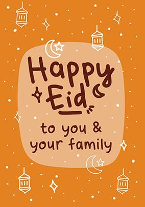 Happy Eid Family Card
