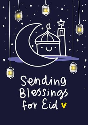 Blessings For Eid Card