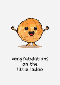 Congrats on the Little Ladoo New Baby Card