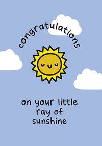 Tap to view Congrats on Your Little Ray of Sunshine New Baby Card