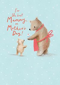 Best Mummy Bear Mother's Day Card