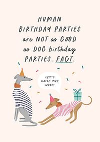 Tap to view Dog Birthday Parties Card