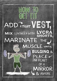 How To Get Fit Card
