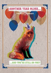 Still So Foxy Birthday Card