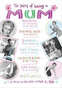 Tap to view Pains Mother's Day Card