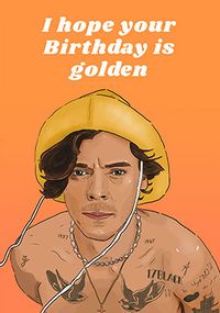 Tap to view Golden Birthday Card