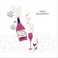 Tap to view Bottle of Fizz Retirement Congratulations Card