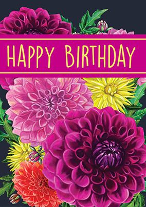 Dahlia's Birthday Card