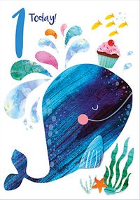 1 Today Whale Card