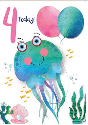4 Today Jellyfish Card