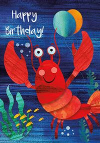 Lobster Birthday Card