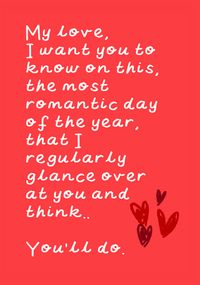 Tap to view You'll Do Valentine Card