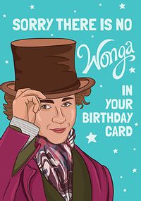 No Wonga Birthday Card