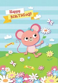 Tap to view Happy Birthday Mouse Card
