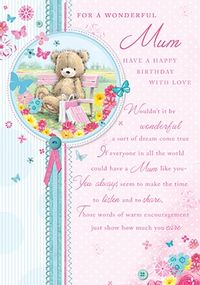 Tap to view Wonderful Mum Birthday Card - Simon Elvin