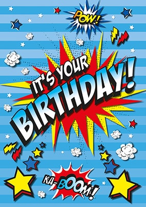 It's Your Birthday! Card - A5 - By Funky Pigeon