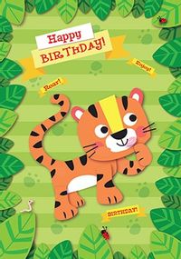 Tap to view Happy Birthday Tiger Card