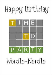 Tap to view Time To Party Birthday Card