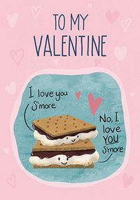 Tap to view I Love You S'more Valentine Card