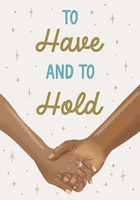 Have and to Hold Wedding Card