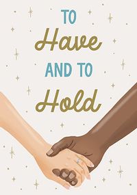 Tap to view Holding Hands Wedding Card