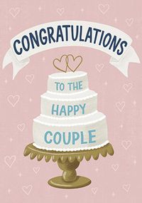 Tap to view Congratulations to the Happy Couple Wedding Card