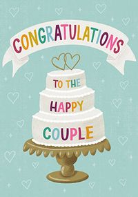 Tap to view Congrats to the Happy Couple Wedding Card