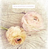 Roses Heartfelt Sympathy Card