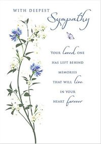 Tap to view Memories Sympathy Card