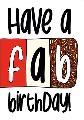Fab Birthday Card