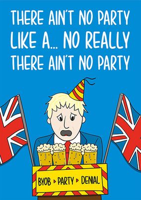 Ain't No Party Birthday Card