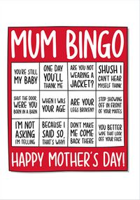 Tap to view Mum Bingo Mothers Day Card
